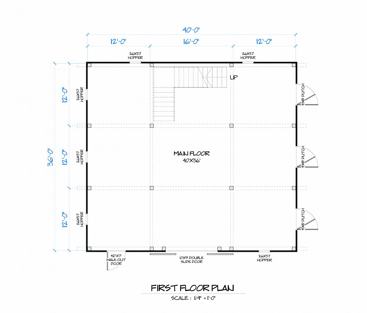 Timberlyne Laurel Barn Main Floor Plan