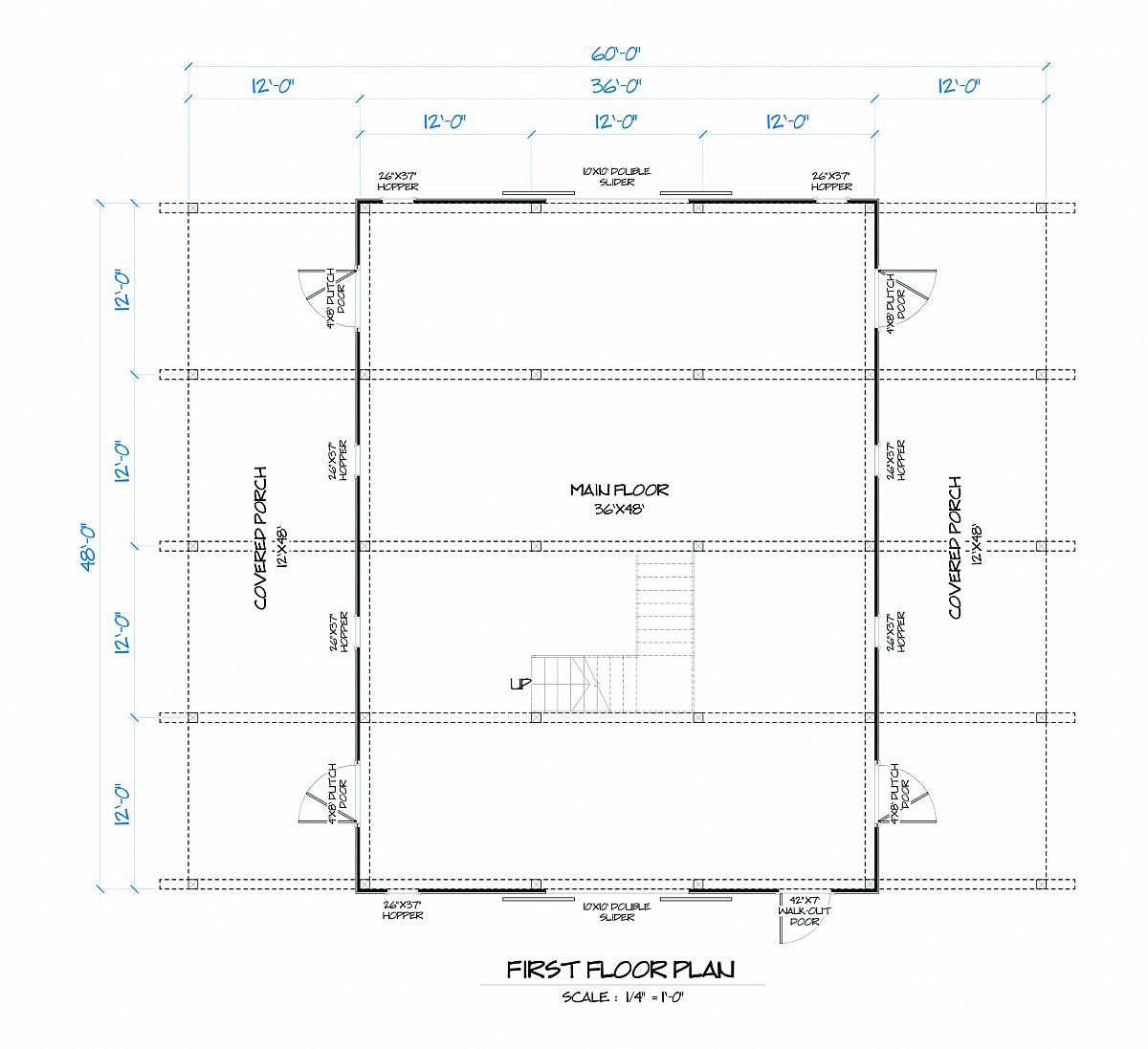 Timberlyne Azalea Barn Main Floor Plan