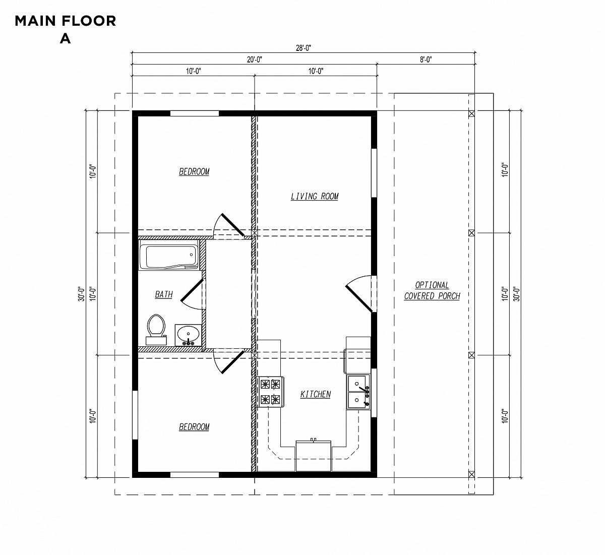 Timberlyne Sparrow Main Floor Plan A copy