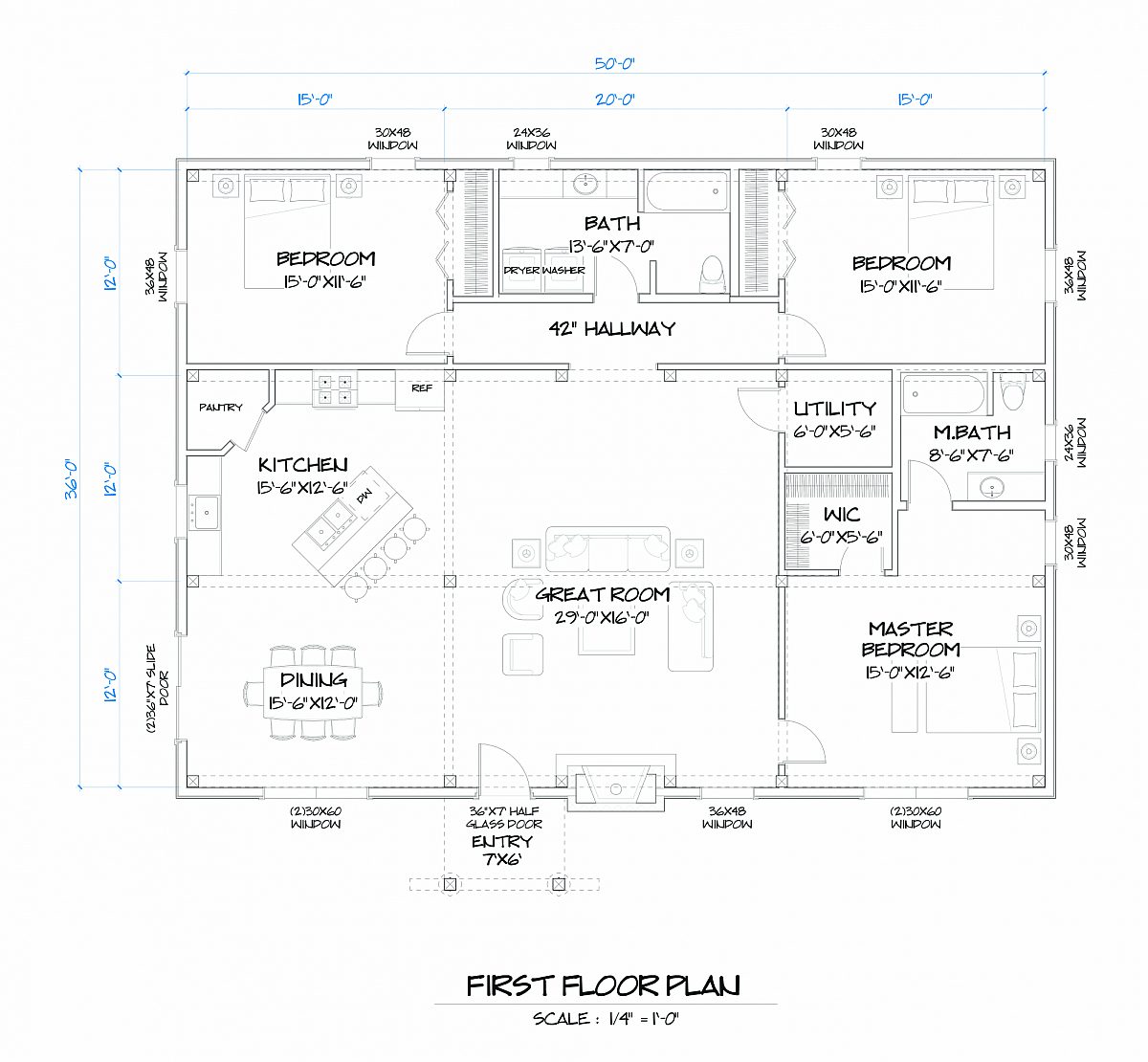 Timberlyne Hubbard Home Main Floor Plan