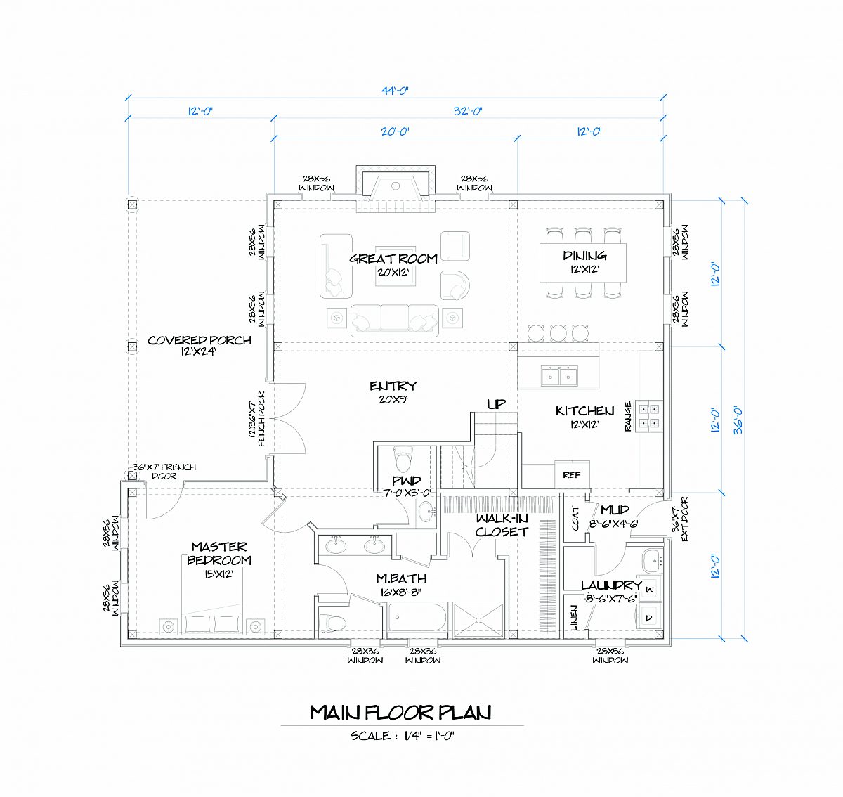 Timberlyne Calabasas Main Floor Plan