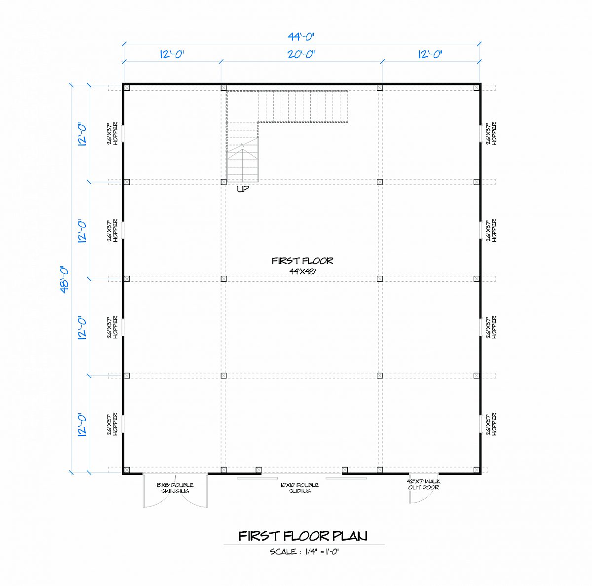 Timberlyne Sunflower Barn Main Floor Plan