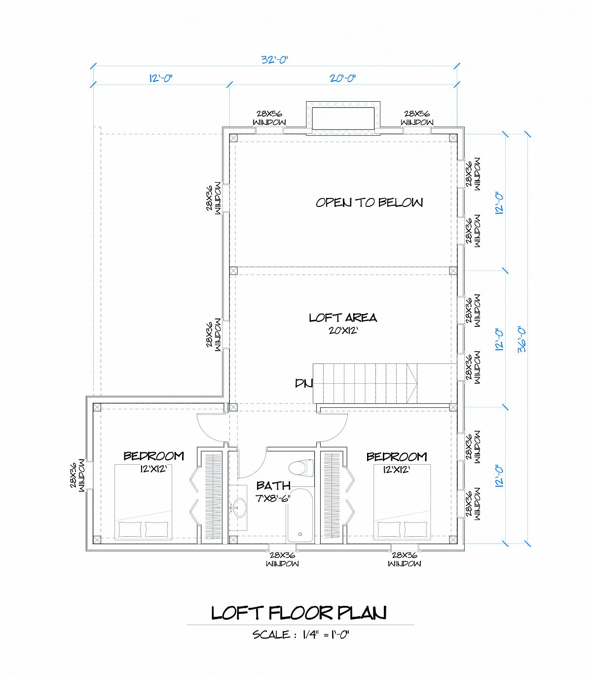 Timberlyne Calabasas Loft Floor Plan