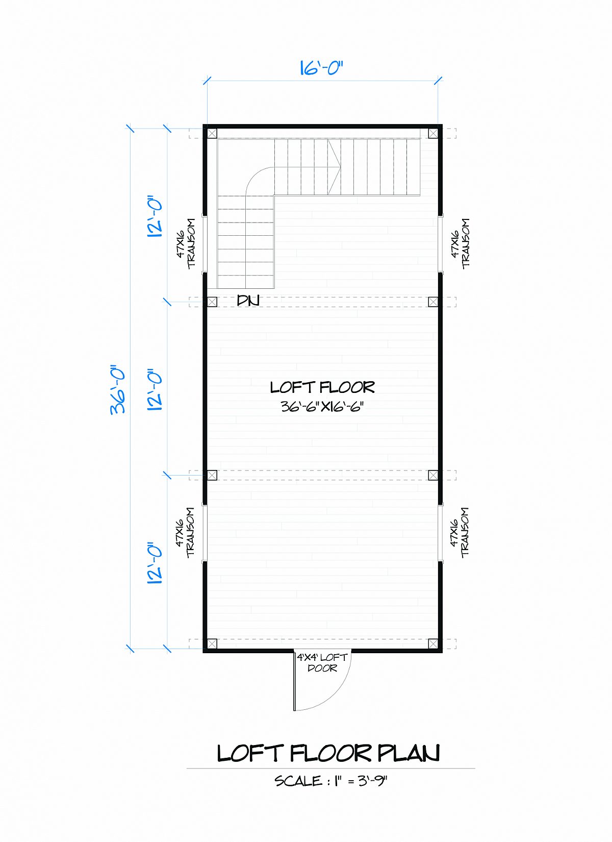 Timberlyne Laurel Barn Loft Floor Plan