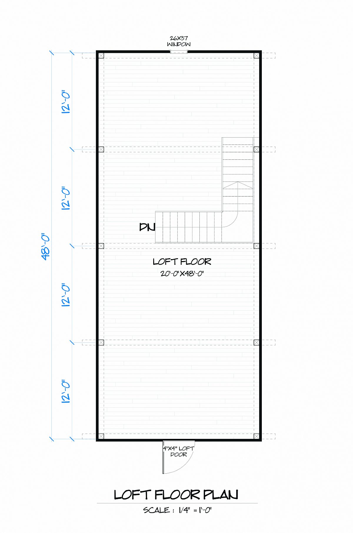 Timberlyne Gunnar Barn Loft Floor Plan