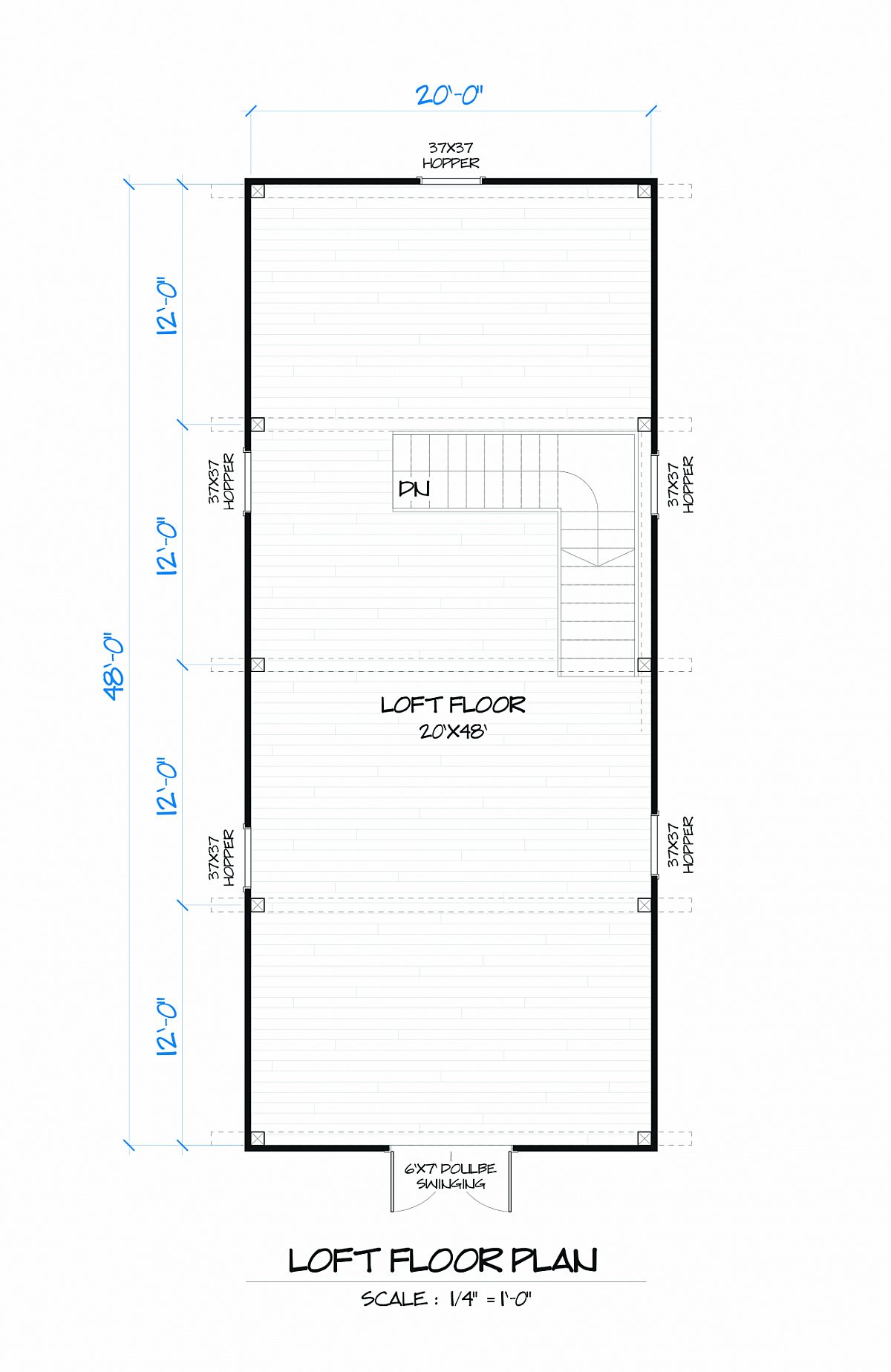 Timberlyne Hawthorn Barn Loft Floor Plan