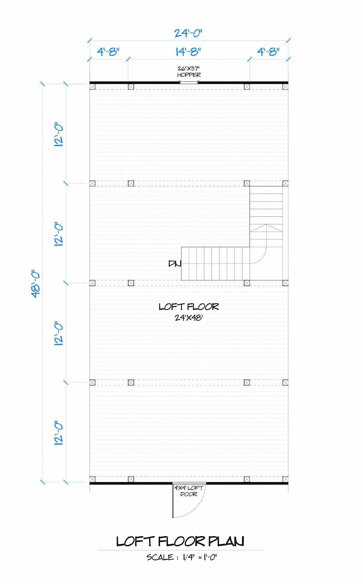 Timberlyne Lotus Barn Loft Floor Plan
