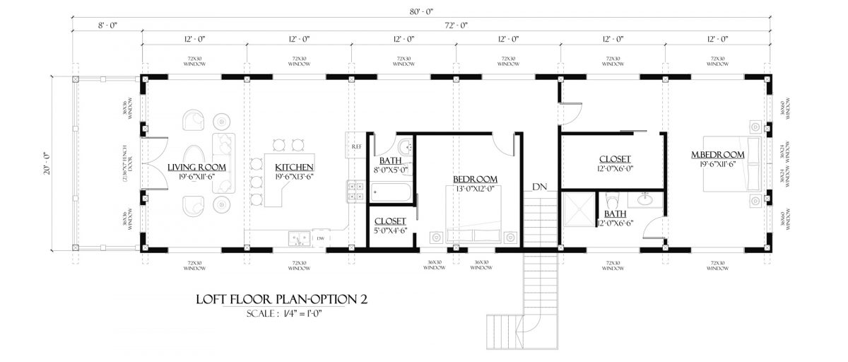 Timberlyne Lux Loft Living Timber Frame Home Barn Loft Floor Plan 2