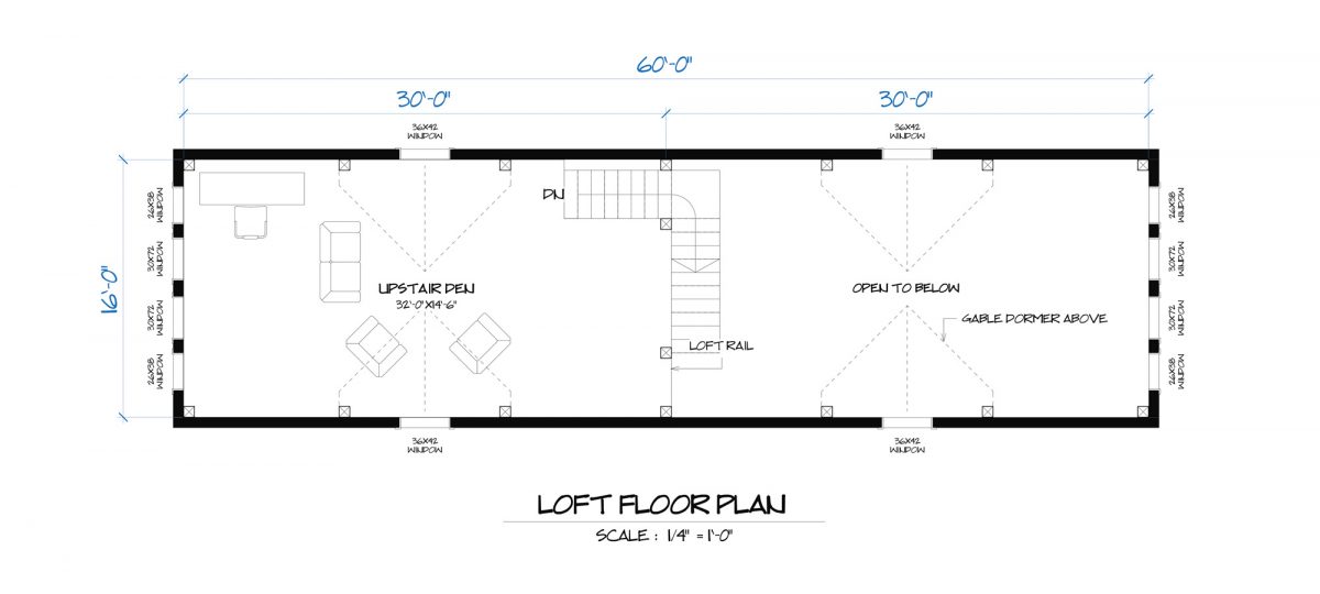 Timberlyne Whitney Home Design Loft Floor Plan