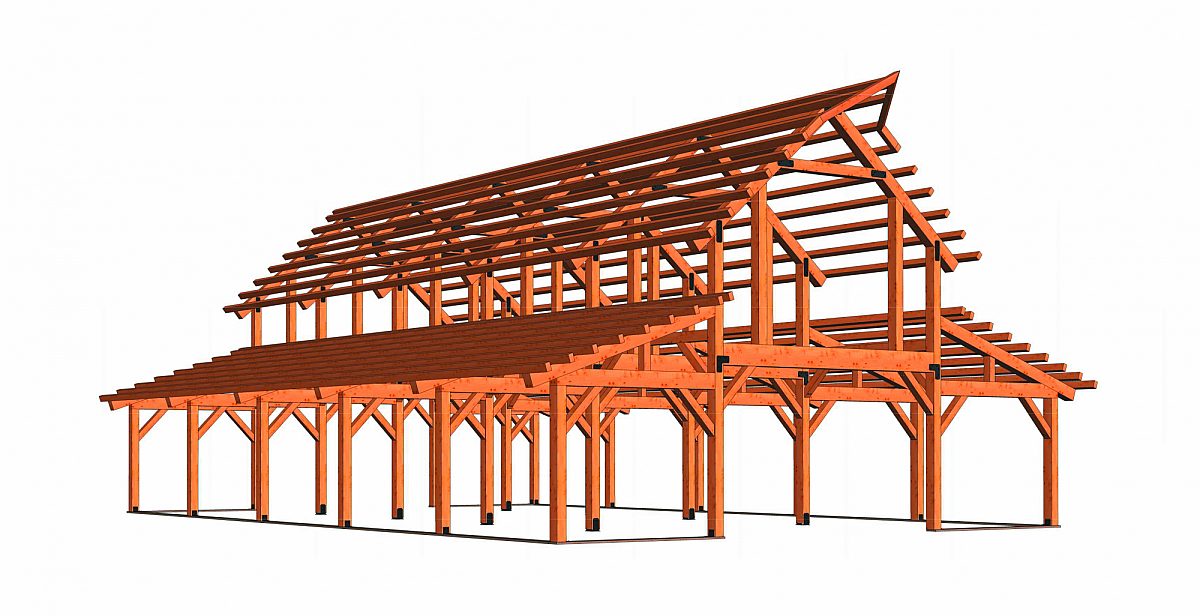 Timberlyne Bluebonnet Barn Main Full Frame