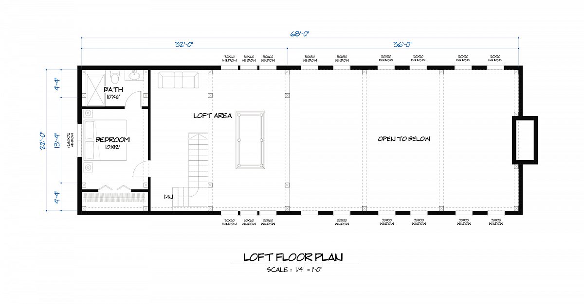 Timberlyne Witherspoon Home Design Loft Floor Plan