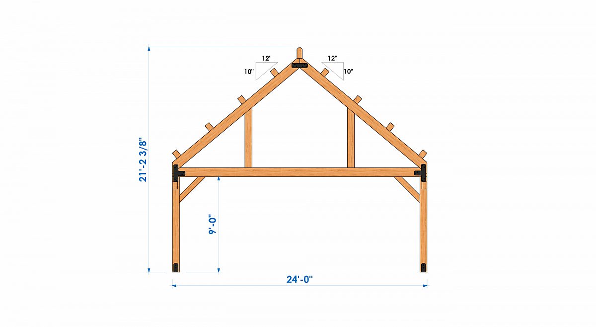 Timberlyne Cooper 36x48 2592 Combination Bent 4
