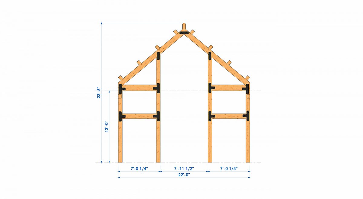 Timberlyne Henry 1550 SF Home Bent 2