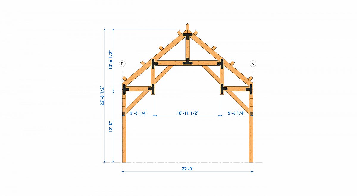 Timberlyne Henry 1550 SF Home Bent 3