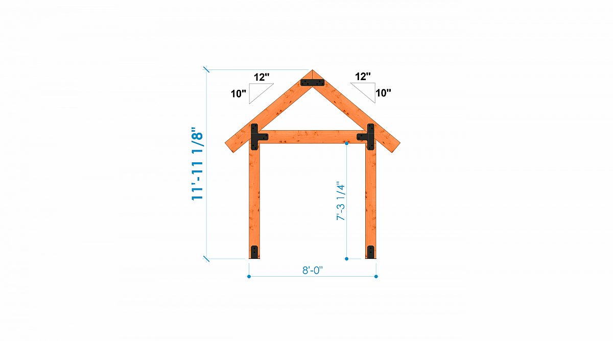 Timberlyne Castner 24x90 Combination Barn Home Bent 6