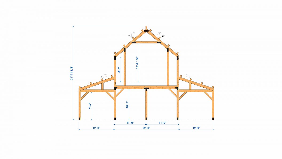 Timberlyne Witherspoon 46x68 3080 SF Western Bent 1