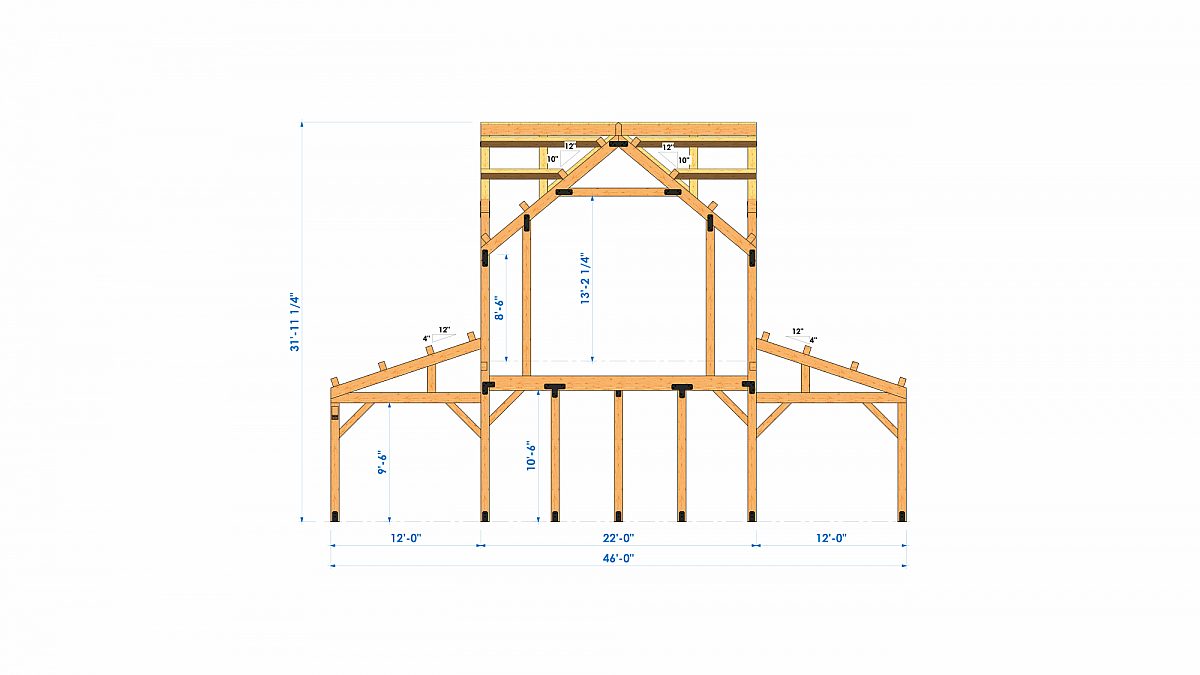 Timberlyne Witherspoon 46x68 3080 SF Western Bent 2