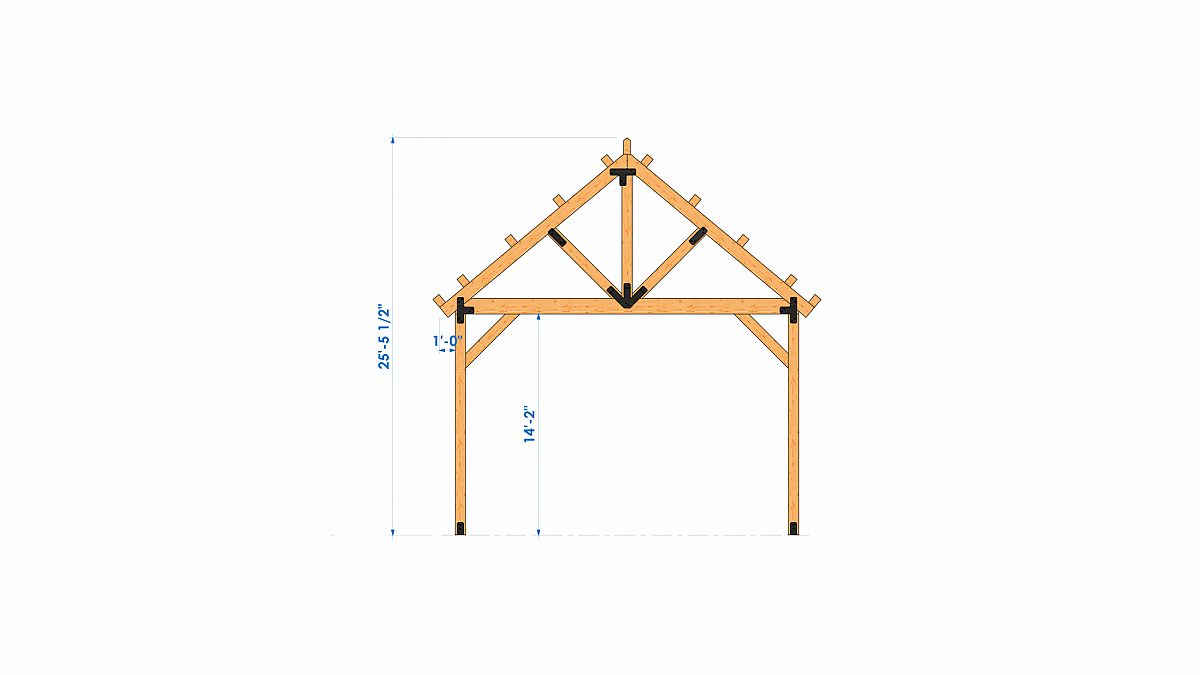 Timberlyne Witherspoon 46x68 3080 SF Western Bent 4