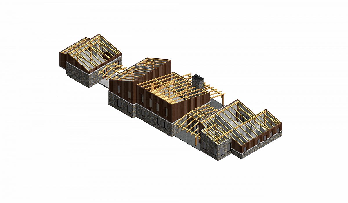 Timberlyne Matterhorn 4862 SF Modern Home Cutout