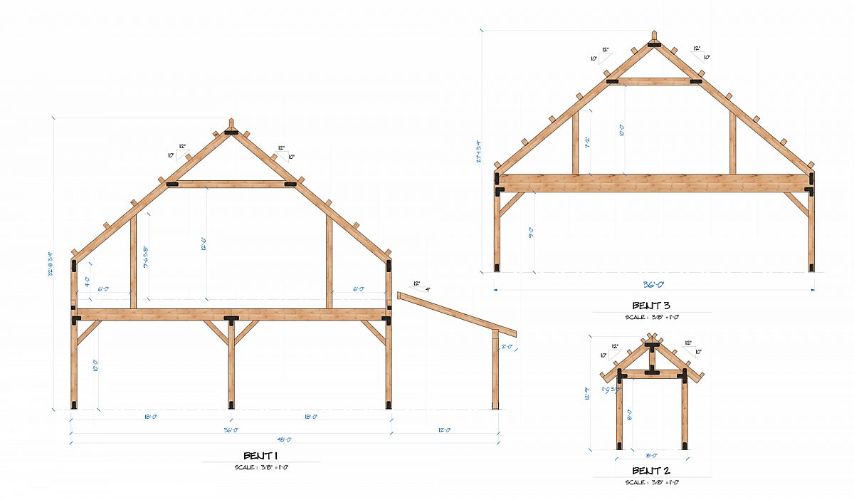 Timberlyne Cinder Cone Home Design Bents