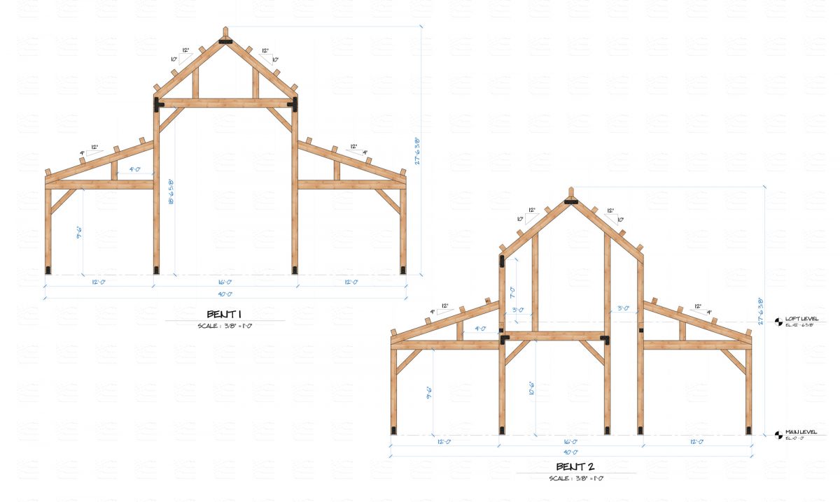Timberlyne Whitney Home Design Bent 1