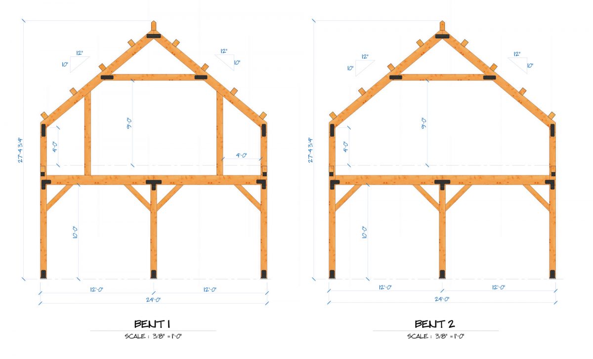 Timberlyne Alpine Home Design Bent 1