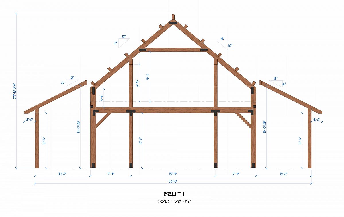 Timberlyne Huxley Home Design Bent 1