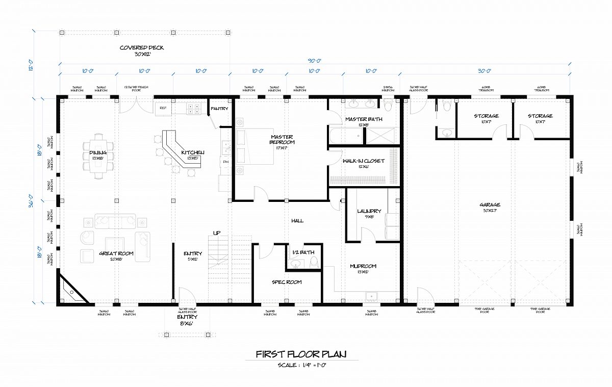 Timberlyne Cinder Cone Home Design Main Floor Plan