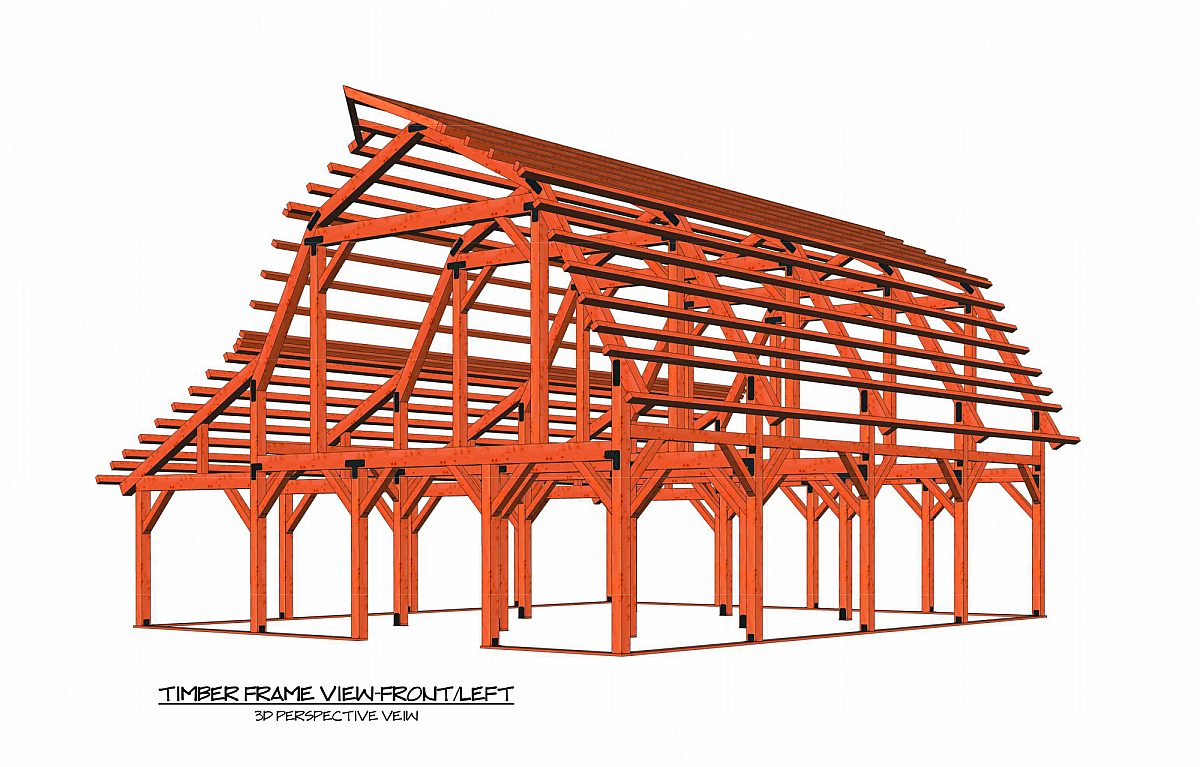 Timberlyne Rose Barn Full Frame Rendering