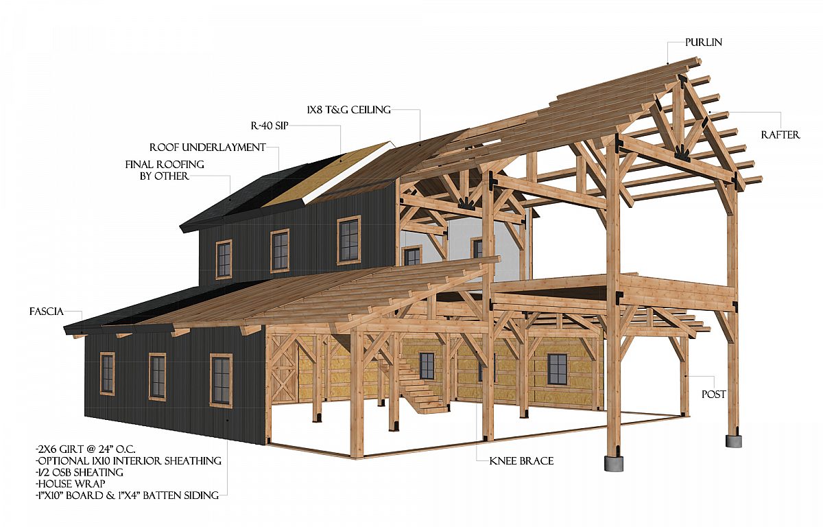 Timberlyne Lincoln Loft Living Cutout