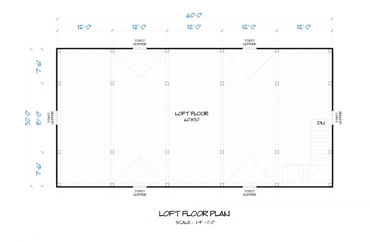 Timberlyne Mayflower Barn Loft Floor Plan