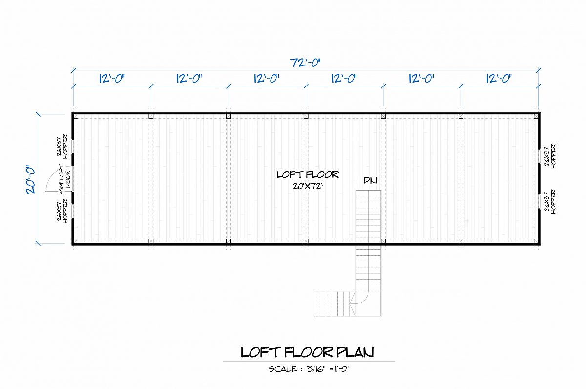 Timberlyne Goldenrod Barn Loft Floor Plan