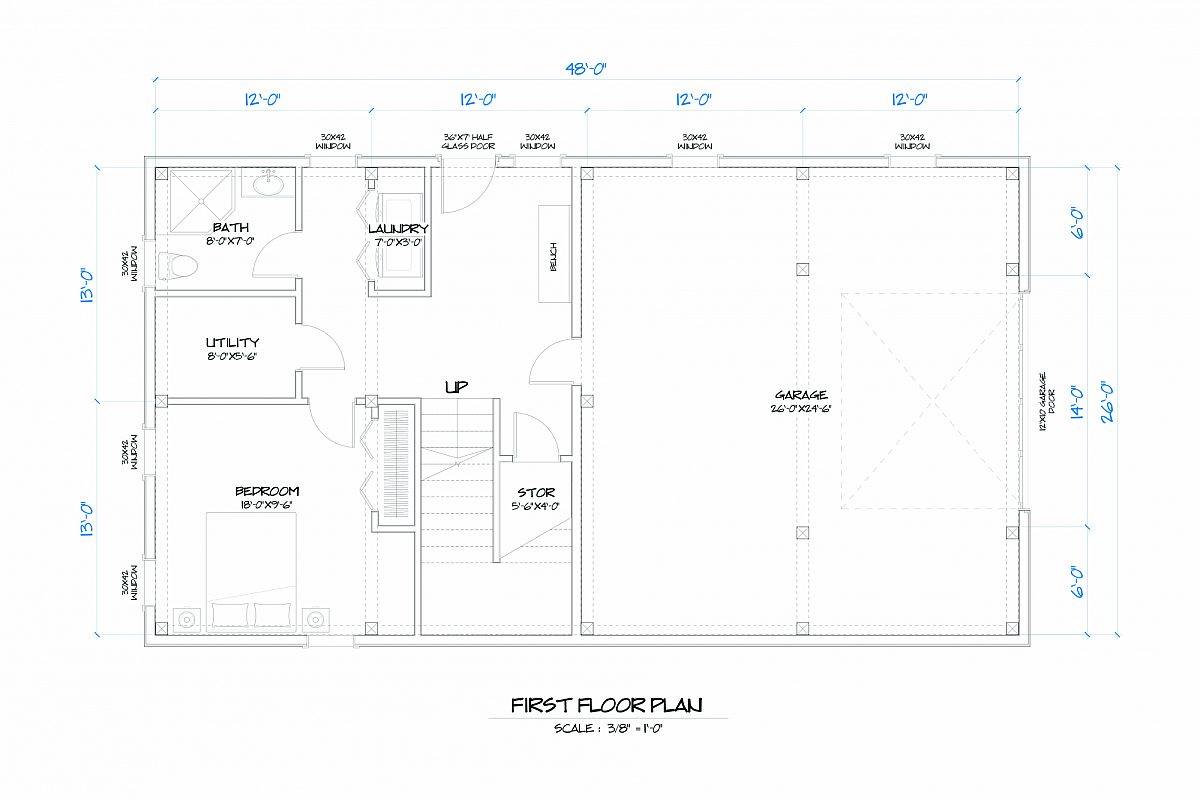 Timberlyne Humphrey Home Main Floor Plan