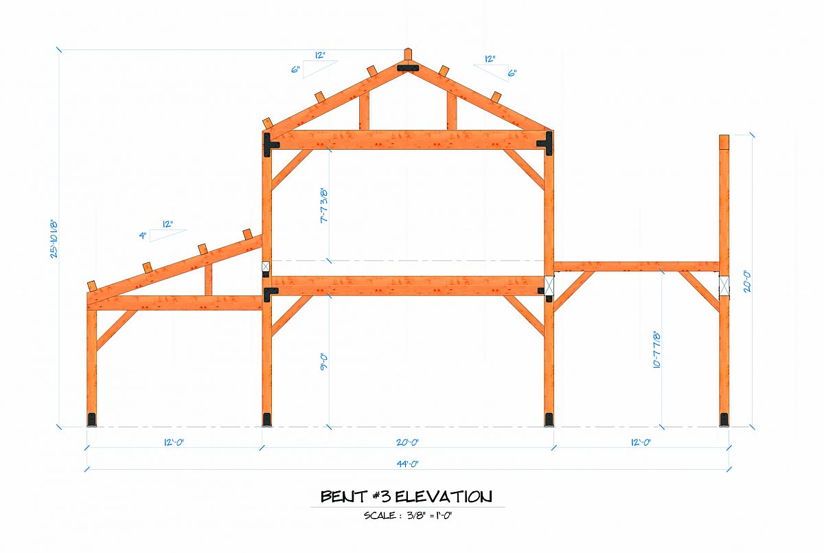 Timberlyne Calabasas Bent Elevation 3