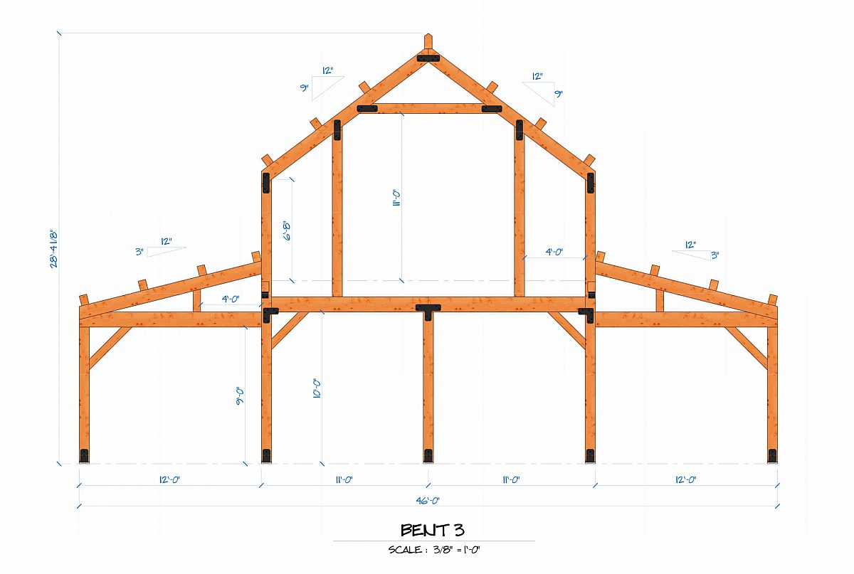 Timberlyne Watson Home Design Bent 3