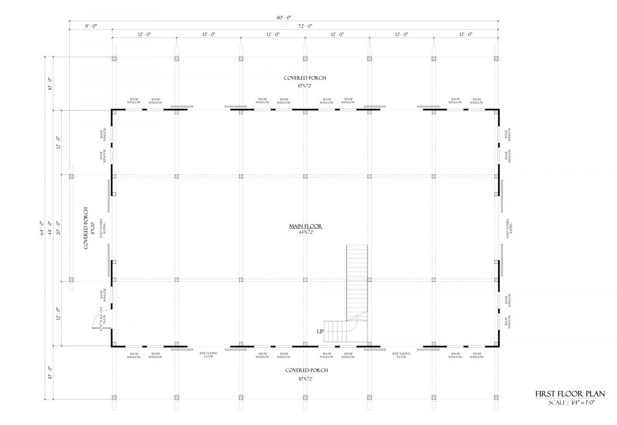 Timberlyne Lux Loft Living Timber Frame Home Barn Main Floor Plan