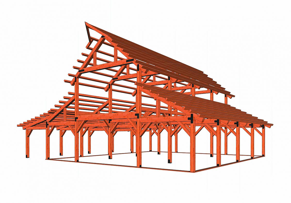 Timberlyne Gunnar Barn Full Frame Rendering