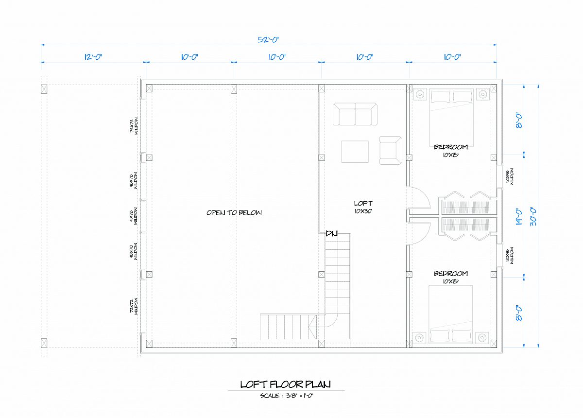 Timberlyne Hunter Home Loft Floor Plan