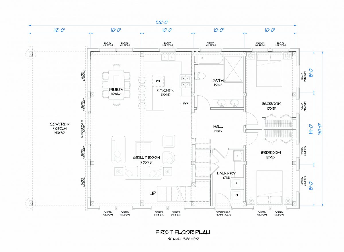 Timberlyne Hunter Home Main Floor Plan