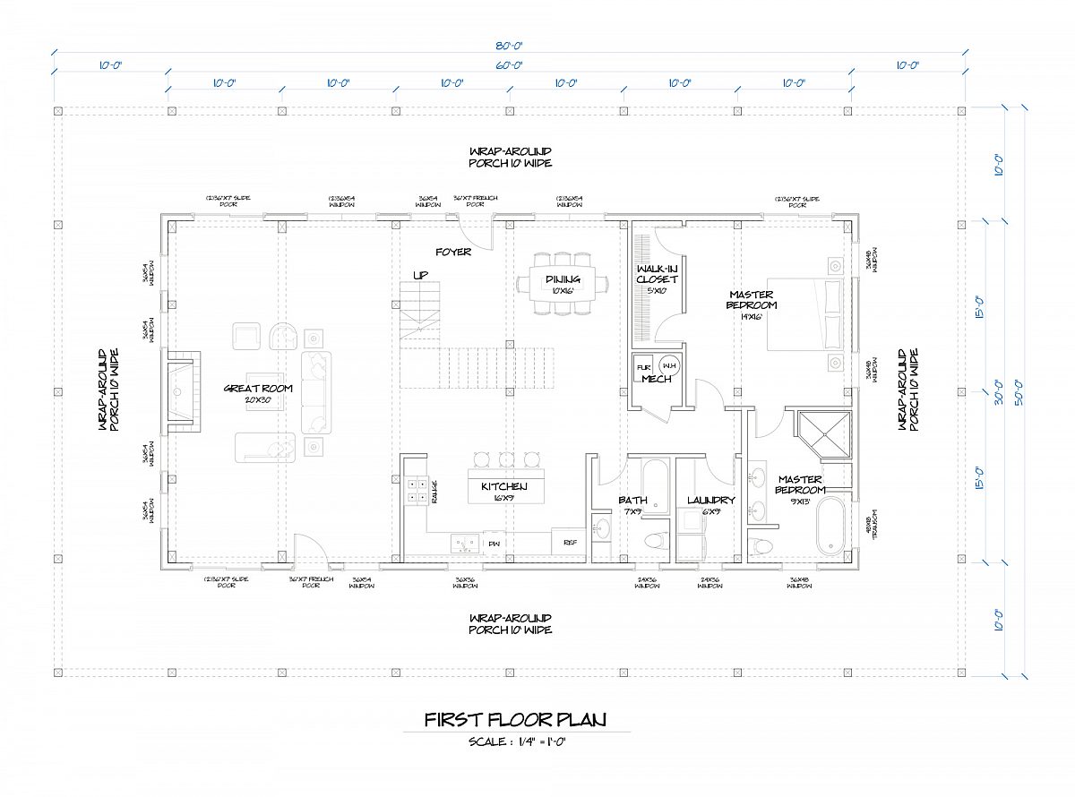 Timberlyne Huxley Home Design Main Floor Plan