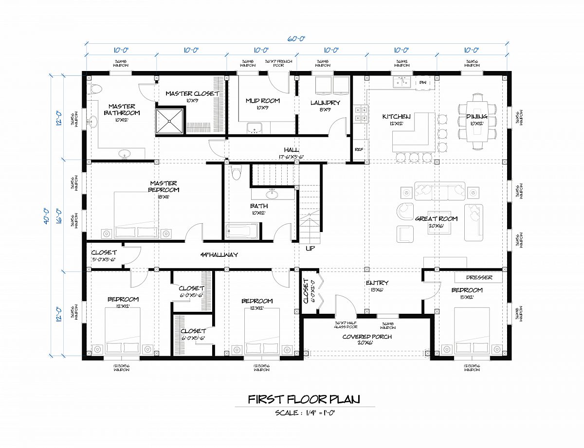 Timberlyne Whitney Home Design Main Floor Plan