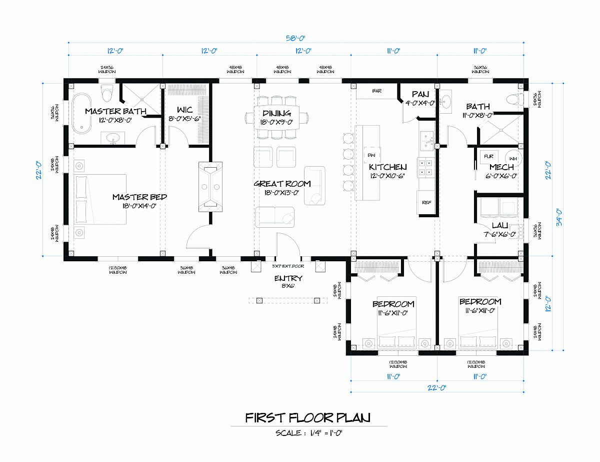 Timberlyne Cook Home Main Floor Plan