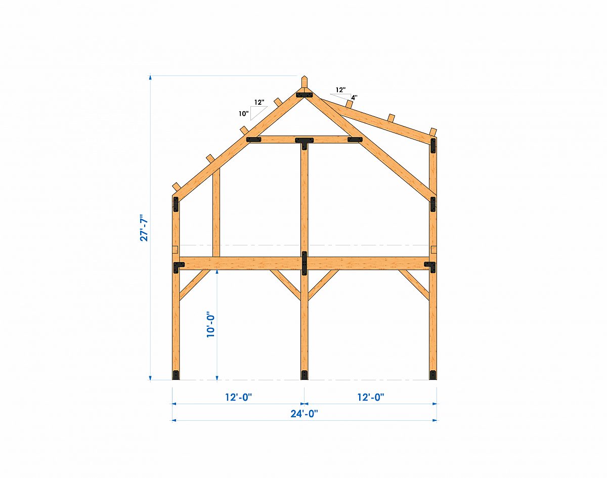 Timberlyne Alpine 24 x56 2664 SF Combination Home Bent 4