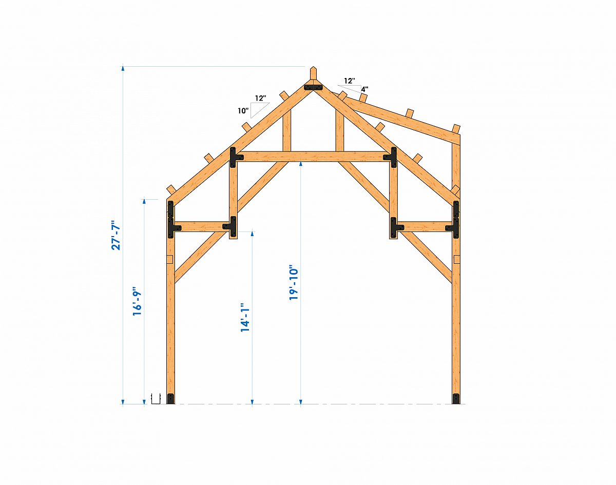 Timberlyne Alpine 24 x56 2664 SF Combination Home Bent 5