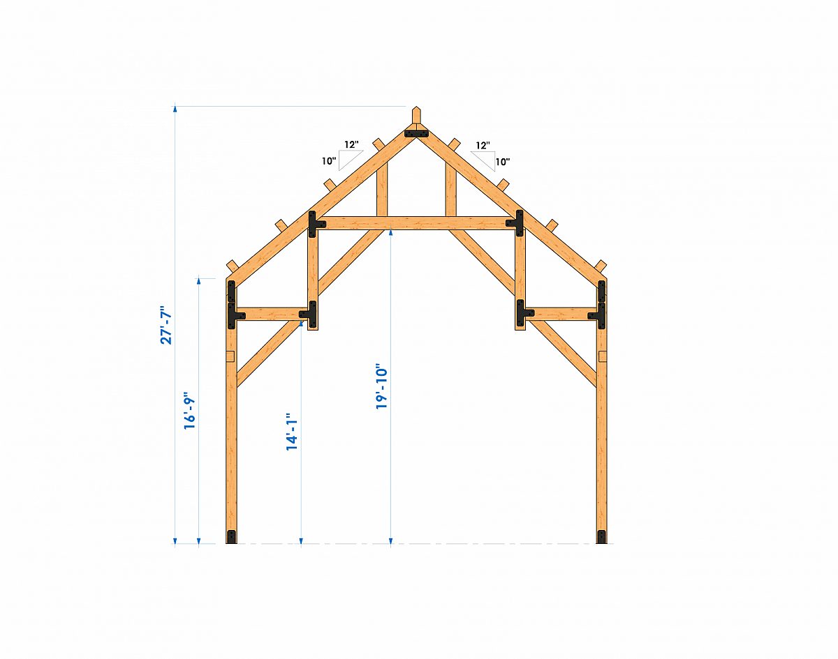 Timberlyne Alpine 24 x56 2664 SF Combination Home Bent 6