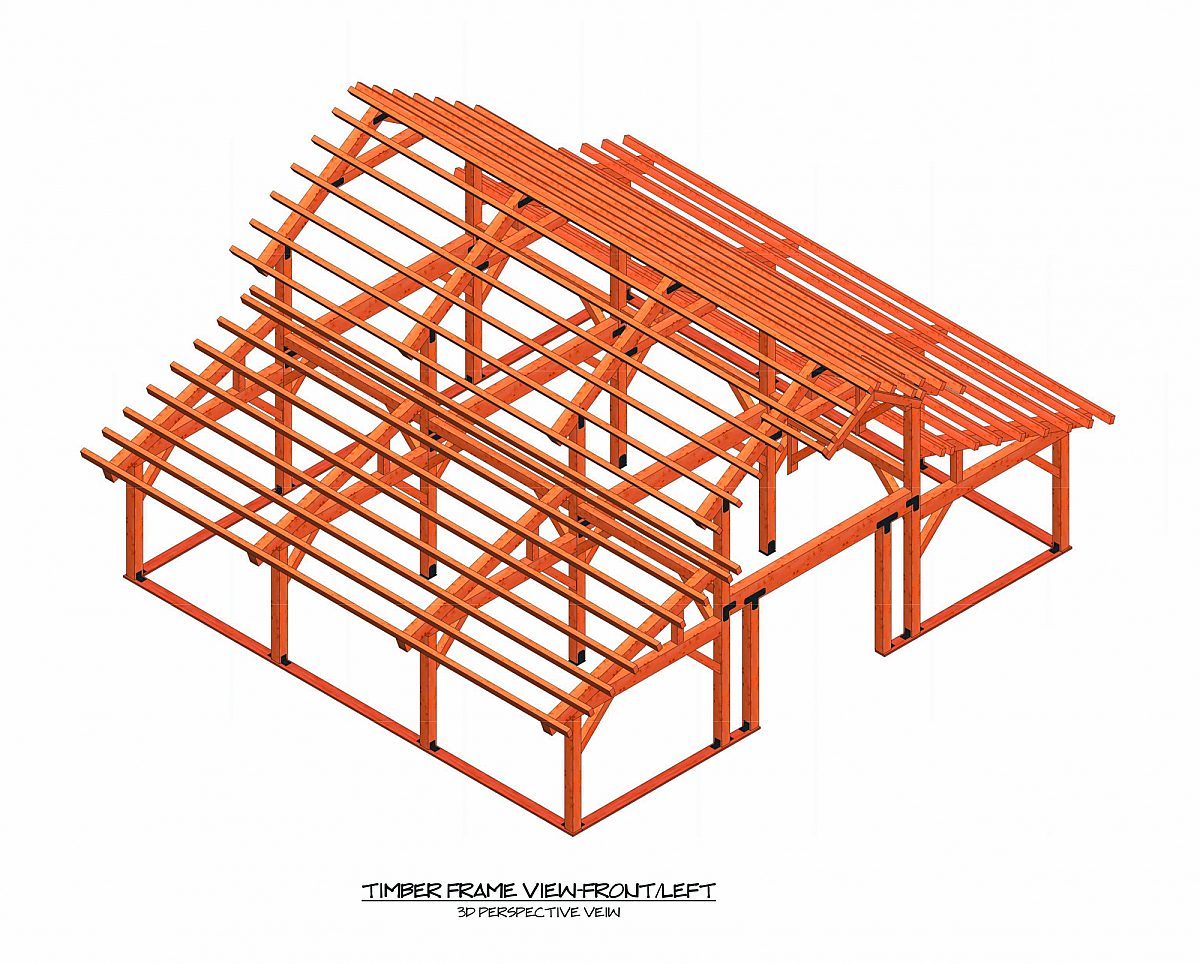 Timberlyne Laurel Barn Full Frame Rendering